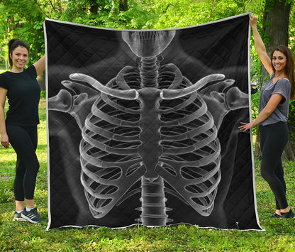 Radiologist X-Ray Film Print Quilt