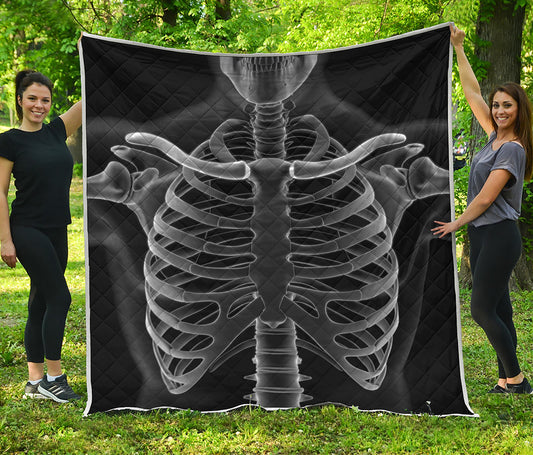 Radiologist X-Ray Film Print Quilt