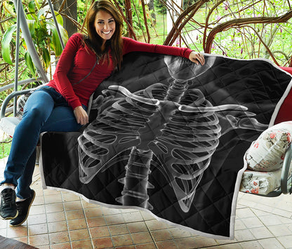 Radiologist X-Ray Film Print Quilt