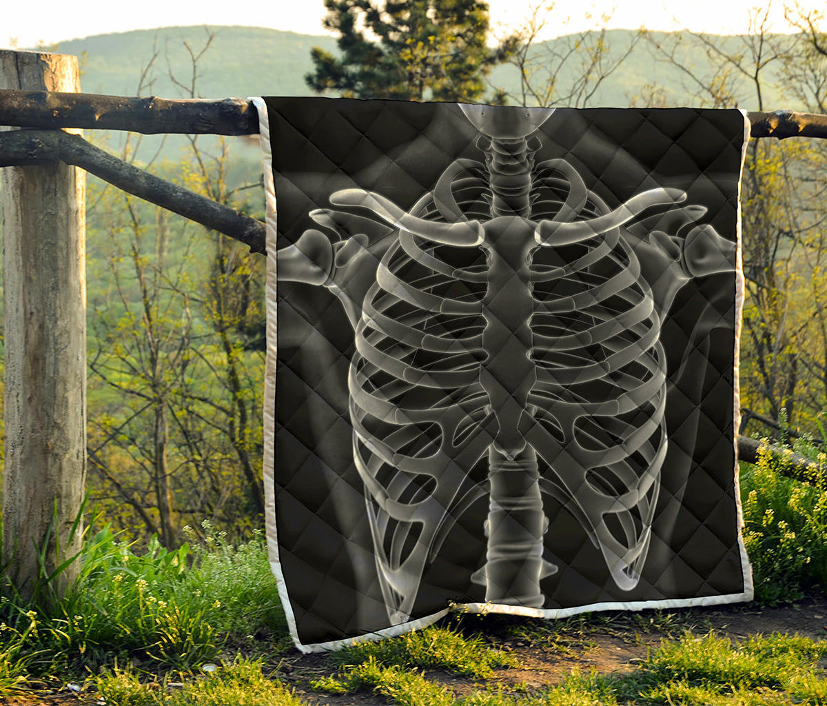 Radiologist X-Ray Film Print Quilt