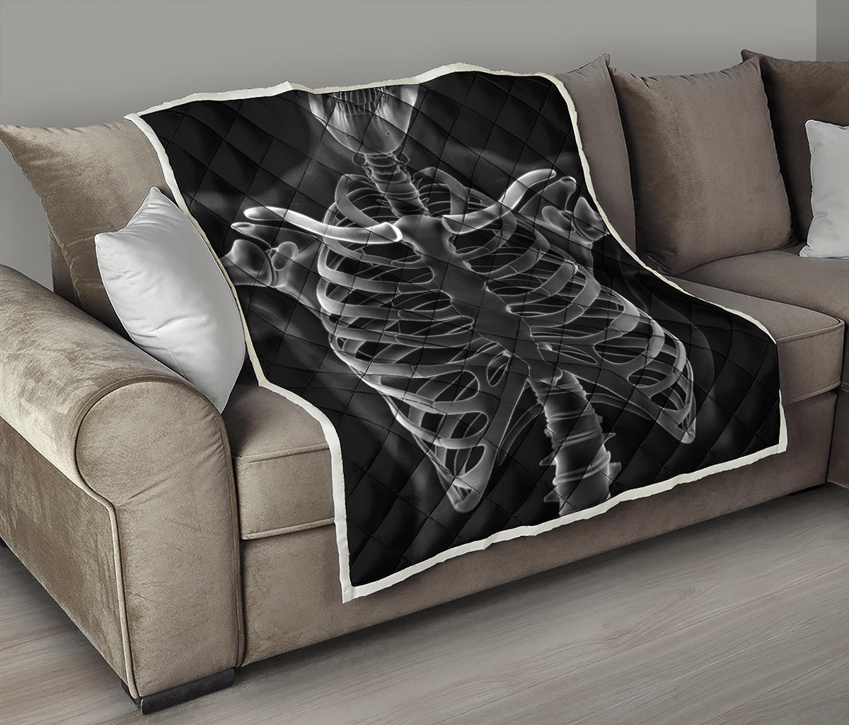 Radiologist X-Ray Film Print Quilt