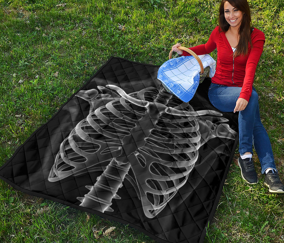 Radiologist X-Ray Film Print Quilt