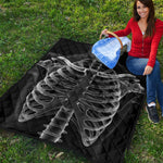 Radiologist X-Ray Film Print Quilt