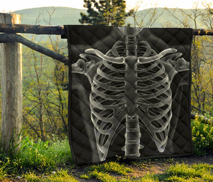 Radiologist X-Ray Film Print Quilt
