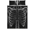 Radiologist X-Ray Film Print Quilt Bed Set