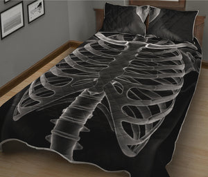 Radiologist X-Ray Film Print Quilt Bed Set
