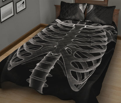 Radiologist X-Ray Film Print Quilt Bed Set