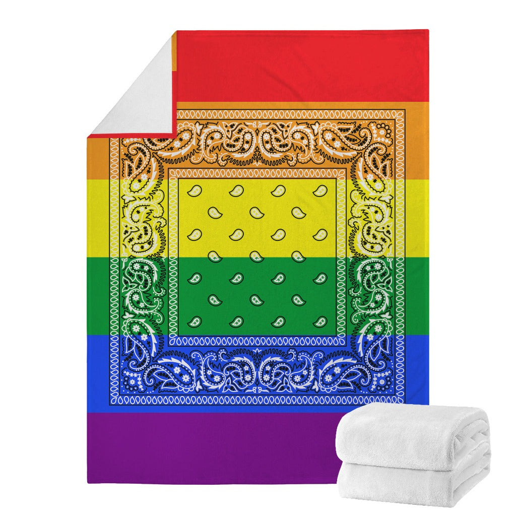 Rainbow Bandana Blanket
