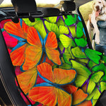 Rainbow Butterfly Pattern Print Pet Car Back Seat Cover