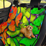 Rainbow Butterfly Pattern Print Pet Car Back Seat Cover