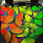 Rainbow Butterfly Pattern Print Pet Car Back Seat Cover