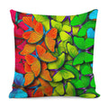 Rainbow Butterfly Pattern Print Pillow Cover