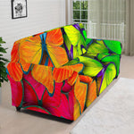 Rainbow Butterfly Pattern Print Sofa Cover