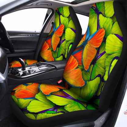 Rainbow Butterfly Pattern Print Universal Fit Car Seat Covers