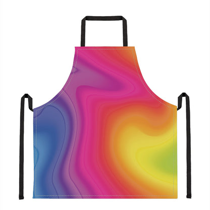 Rainbow Flow Print Apron