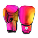 Rainbow Flow Print Boxing Gloves