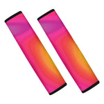 Rainbow Flow Print Car Seat Belt Covers
