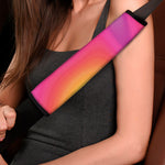 Rainbow Flow Print Car Seat Belt Covers