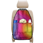 Rainbow Flow Print Car Seat Organizers