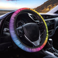 Rainbow Flow Print Car Steering Wheel Cover