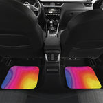Rainbow Flow Print Front and Back Car Floor Mats