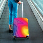 Rainbow Flow Print Luggage Cover