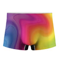 Rainbow Flow Print Men's Boxer Briefs