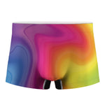 Rainbow Flow Print Men's Boxer Briefs