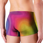 Rainbow Flow Print Men's Boxer Briefs