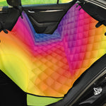 Rainbow Flow Print Pet Car Back Seat Cover