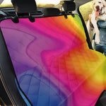 Rainbow Flow Print Pet Car Back Seat Cover