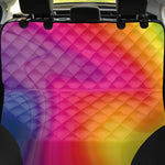 Rainbow Flow Print Pet Car Back Seat Cover