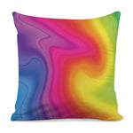Rainbow Flow Print Pillow Cover