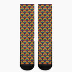 Rainbow Gay Pride Pattern Print Crew Socks
