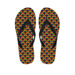 Rainbow Gay Pride Pattern Print Flip Flops