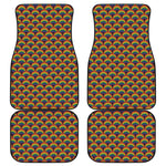 Rainbow Gay Pride Pattern Print Front and Back Car Floor Mats