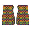 Rainbow Gay Pride Pattern Print Front Car Floor Mats