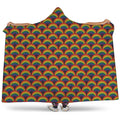 Rainbow Gay Pride Pattern Print Hooded Blanket