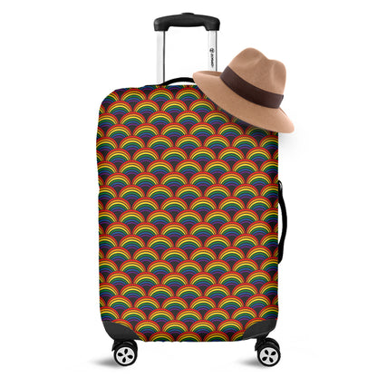 Rainbow Gay Pride Pattern Print Luggage Cover