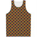 Rainbow Gay Pride Pattern Print Men's Tank Top