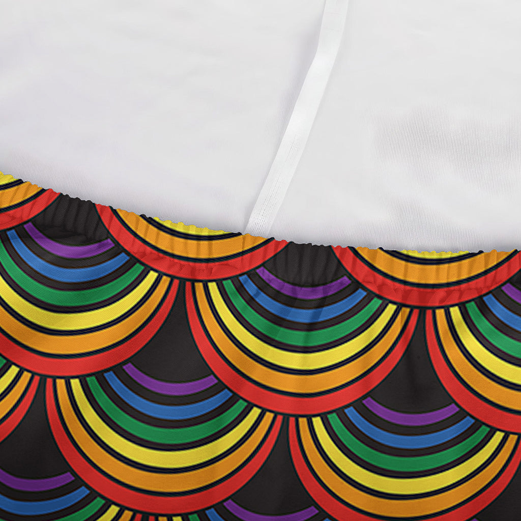 Rainbow Gay Pride Pattern Print Sofa Cover