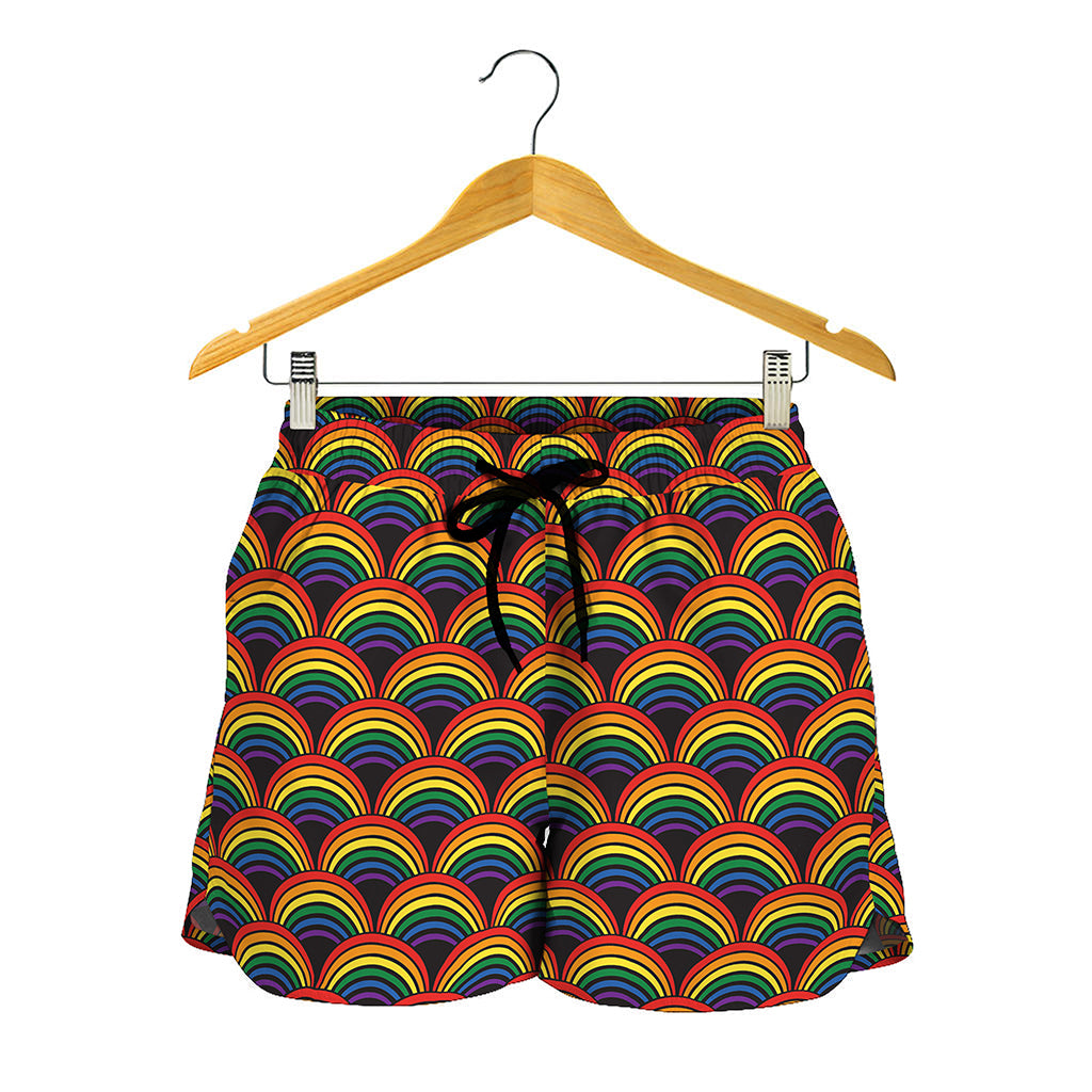 Rainbow Gay Pride Pattern Print Women's Shorts