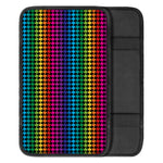 Rainbow Gay Pride Zigzag Pattern Print Car Center Console Cover