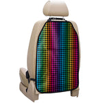 Rainbow Gay Pride Zigzag Pattern Print Car Seat Organizers