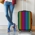 Rainbow Gay Pride Zigzag Pattern Print Luggage Cover