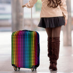 Rainbow Gay Pride Zigzag Pattern Print Luggage Cover