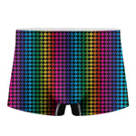 Rainbow Gay Pride Zigzag Pattern Print Men's Boxer Briefs