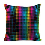 Rainbow Gay Pride Zigzag Pattern Print Pillow Cover