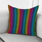 Rainbow Gay Pride Zigzag Pattern Print Pillow Cover