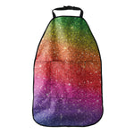 Rainbow Glitter Artwork Print (NOT Real Glitter) Car Seat Organizers